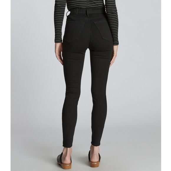 NWT Everlane Way-High Organic Cotton Blend Crop Skinny Jeans Sz. 27x26.50 Black - Picture 6 of 16